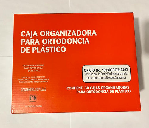 Caja orthodoncia reysa con hilo colores surtidos con 30 cajitas.