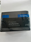 Campos borgatta paquete con 50 piezas color negro BCBK