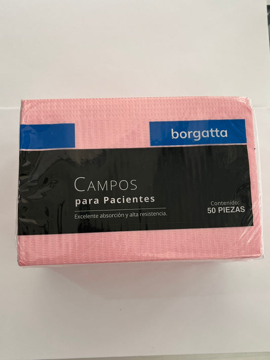 Campos borgatta paquete con 50 piezas color rosa BCDR
