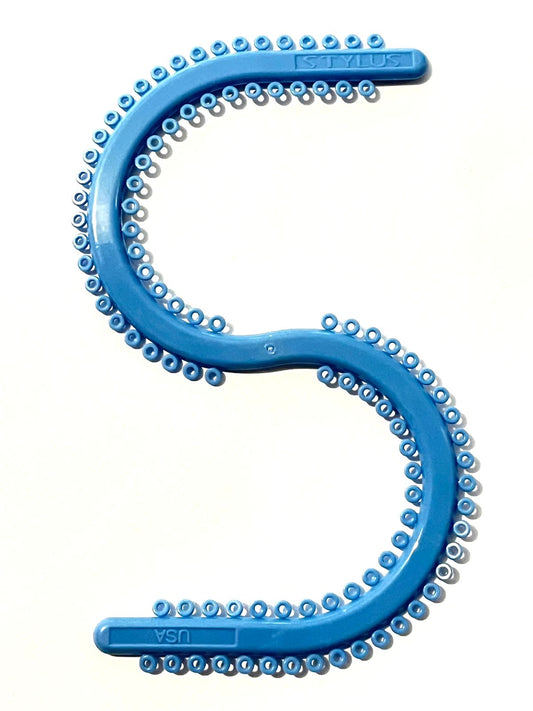 Módulo en "S" elastómero Ah Kim Pech por pieza color Carolina blue