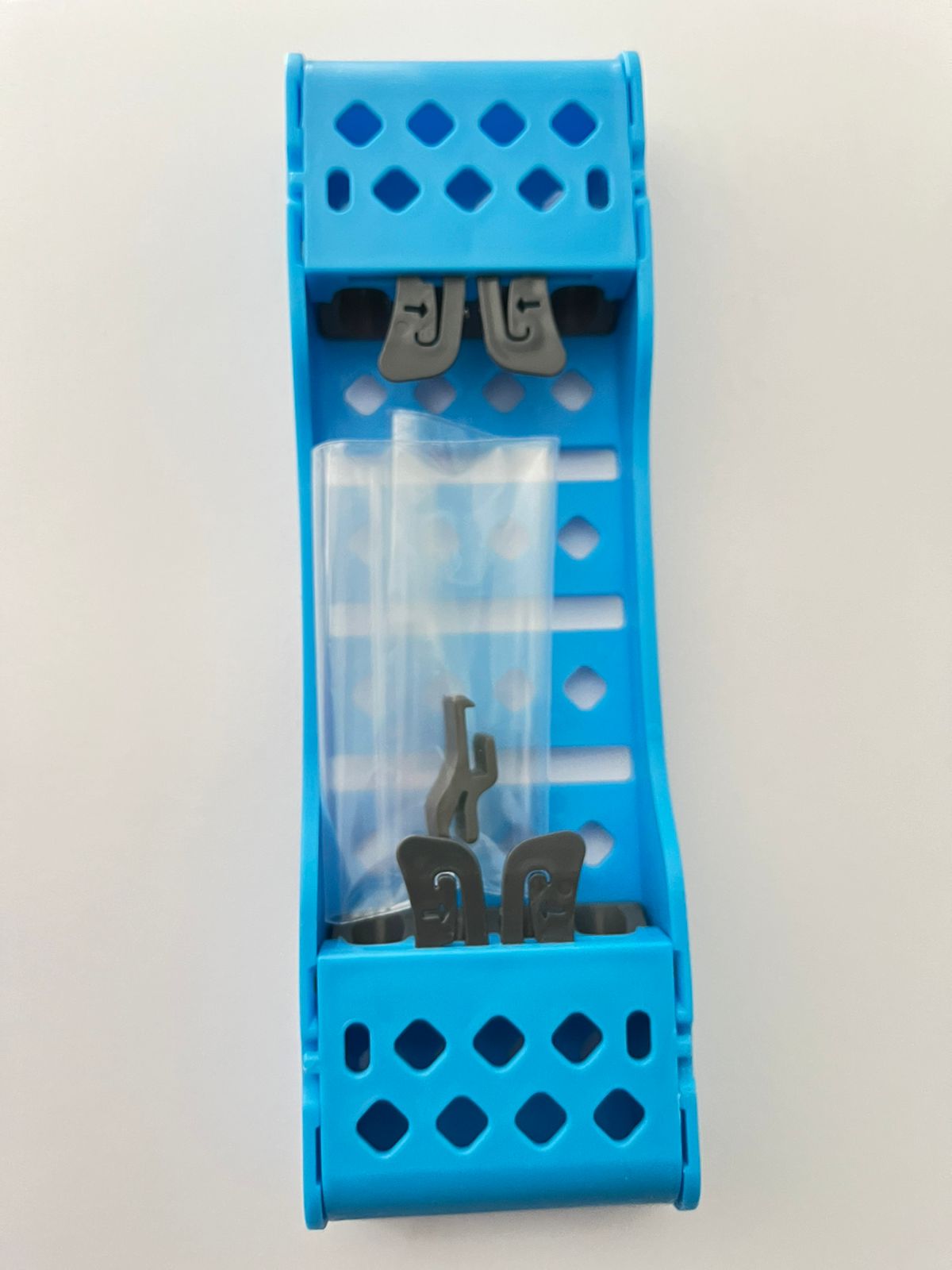 Cassette 4 instrumentos 6B color Azul neon