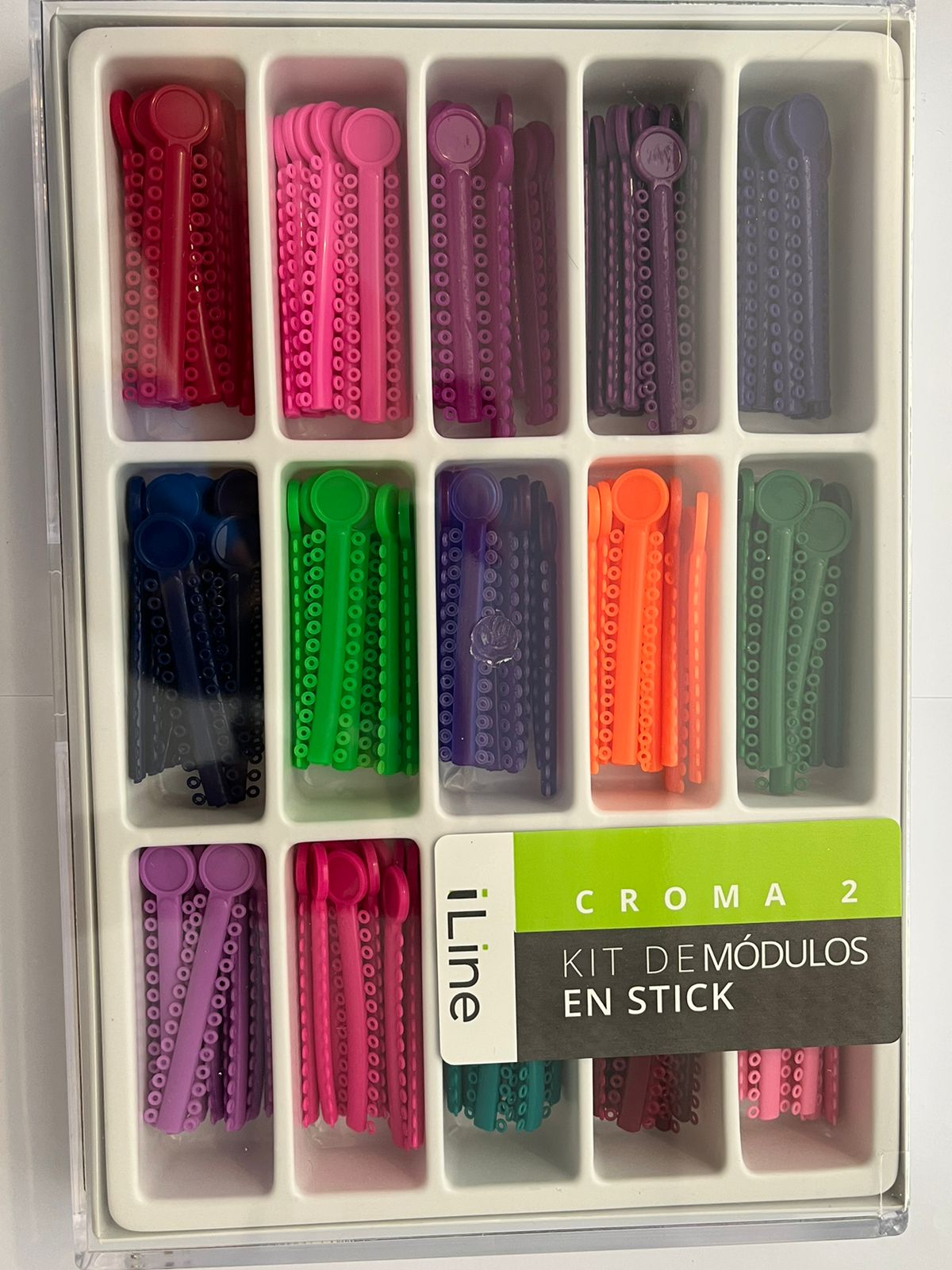 Paquete de módulos croma 2 con 150 llaves iline de borgatta