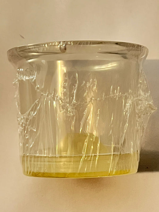 Cubilete para laboratorio transparente grande