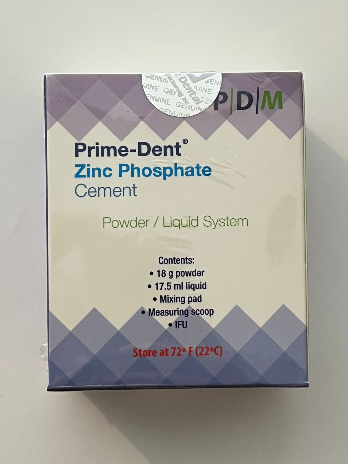 Cemento fosfato de zinc prime dent