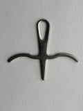 Gancho de cruz Elaborados de acero contorneable