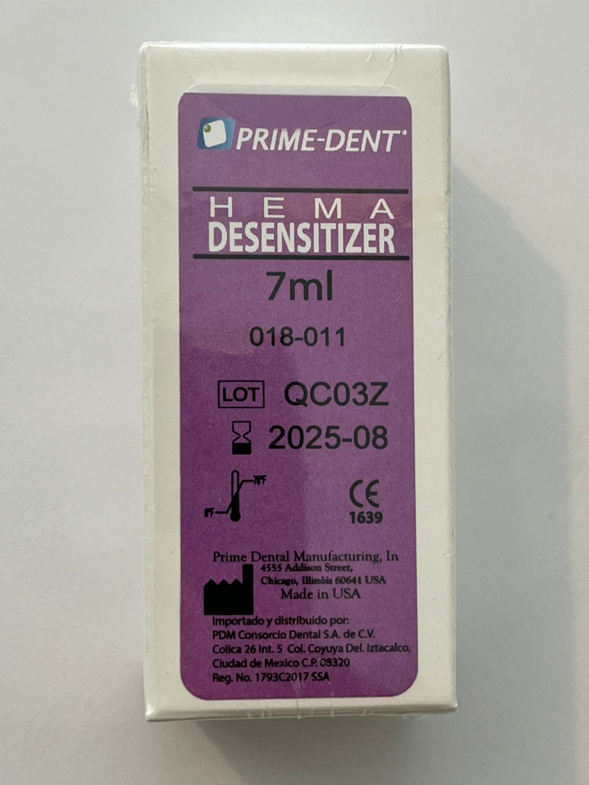 Hema desensitizer desensibilizante prime dent