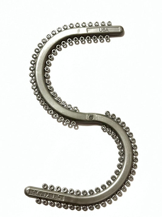 Módulo en "S" elastómero Ah Kim Pech por pieza color Silver