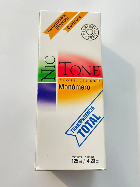 Monomero nic tone 125ml autocurable (rápido)