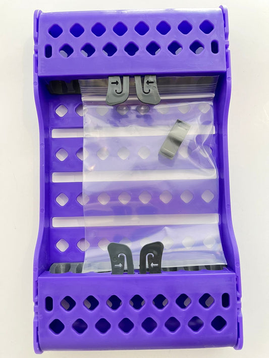 Cassette 8 instrumentos 6B color Morado neon