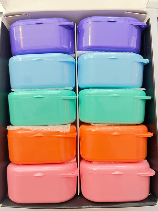Caja ortodoncia borgatta con 10 piezas en Pastel colors