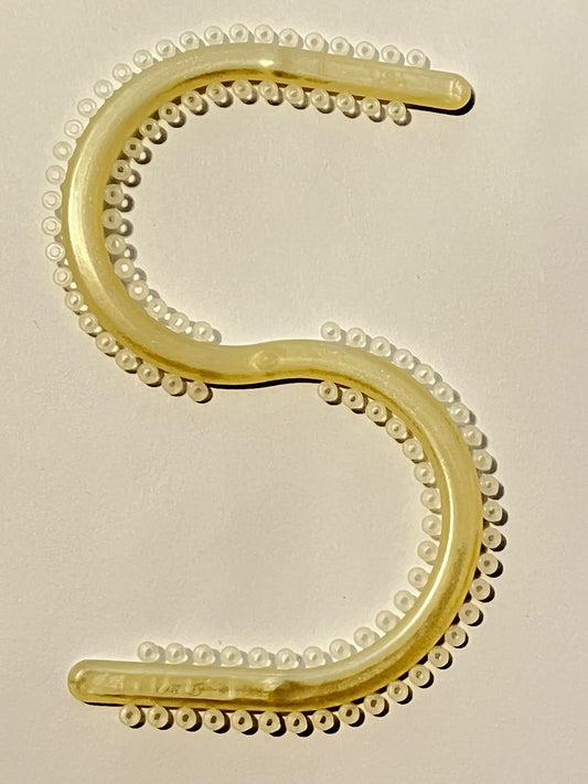 Módulo en "S" elastómero Ah Kim Pech por pieza color Pearl