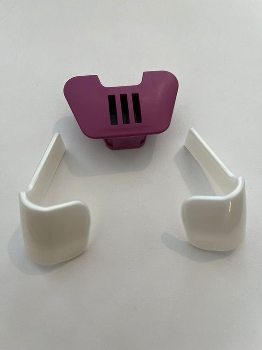 Propgard abrebocas morado con gancho retractor para lengua derecho e izquierdo