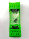 Cassette 4 instrumentos 6B color Verde neon