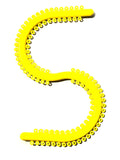 Módulo en "S" elastómero Ah Kim Pech por pieza color Yellow