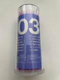 Microbrush microaplicadores económicos con 100 piezas 902T morados