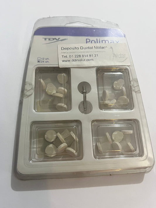 Polimax fieltro para pulido de amalgama, resinas, acrílicos, metales o esmalte dental