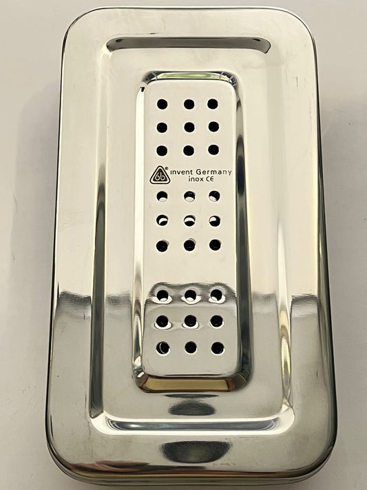 Cassette para esterilizar 6B304-A perforado 22x12x5