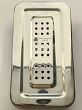 Cassette metalico para esterilizar 6B 304-A perforado 22x12x5
