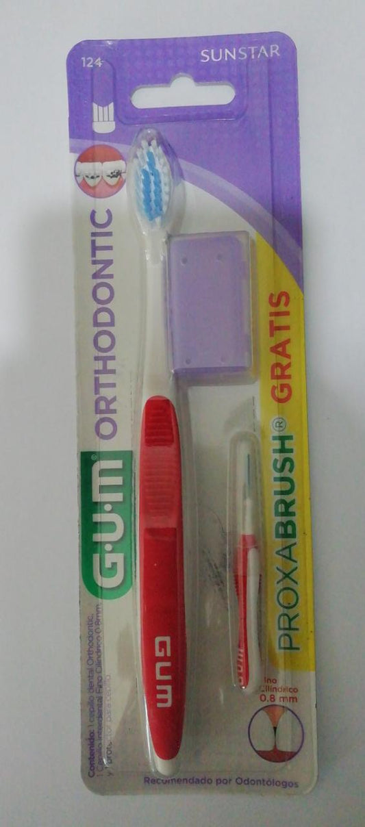 Cepillo dental ortodóntico GUM 124