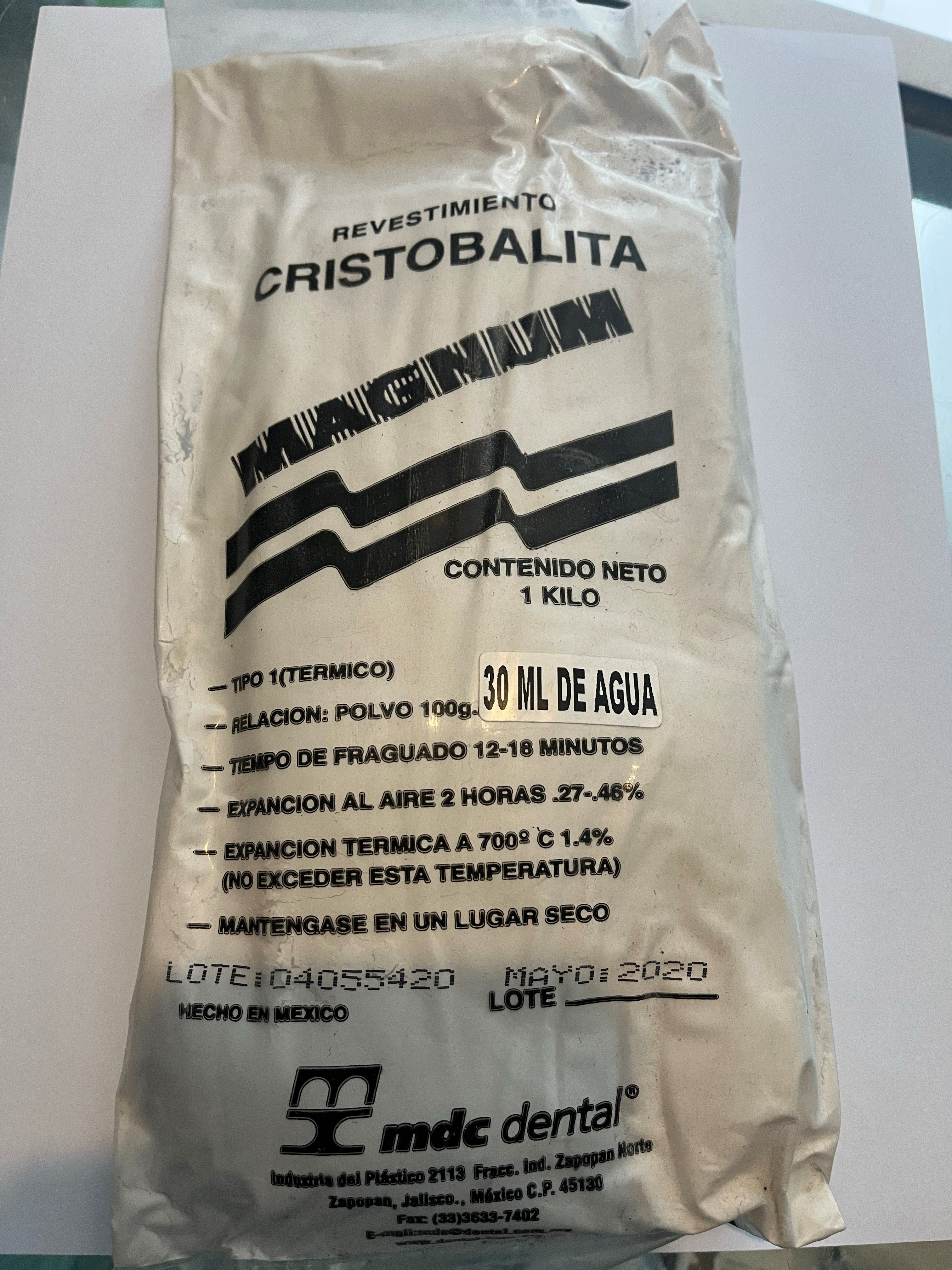 Cristobalita mdc