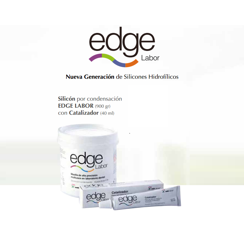 Silicon masilla o catalizador por condensación EDGE LABOR