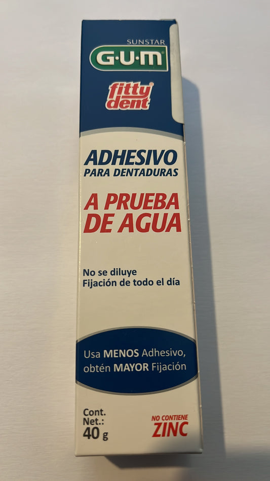 Adhesivo para dentaduras Fifty dent 40g gum