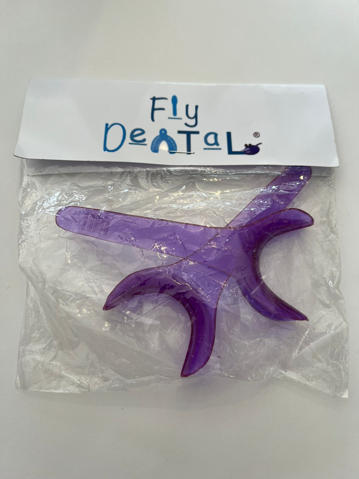 Retractor sencillo adulto con 2 piezas fly dental