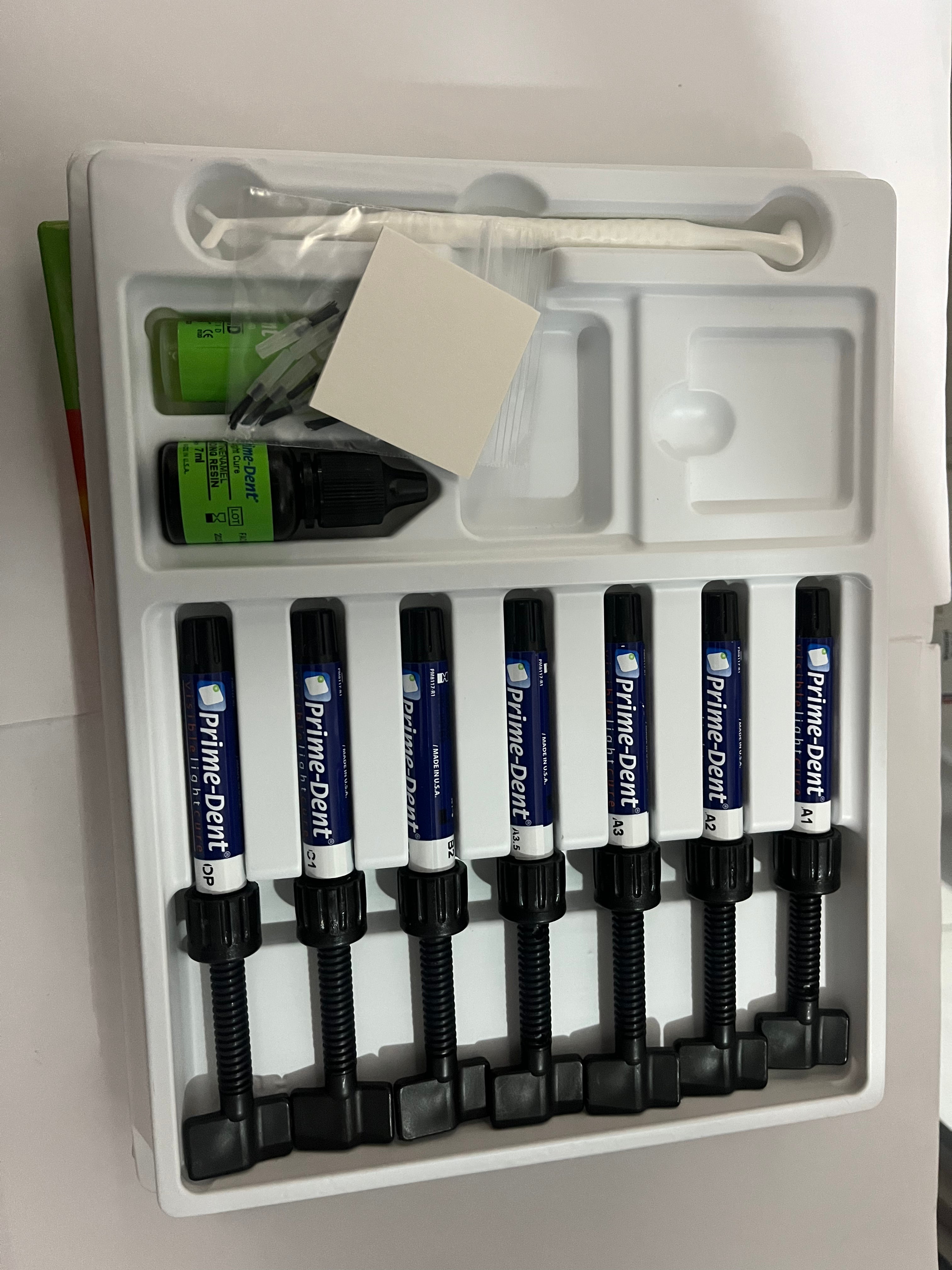 Kit Hibrida prime dent 7 Jeringas 4.5g resina