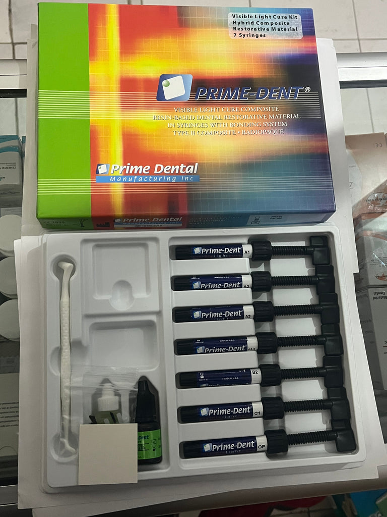 Kit Hibrida Prime Dent 7 Jeringas 4.5g Resina – Deposito Dental Molar