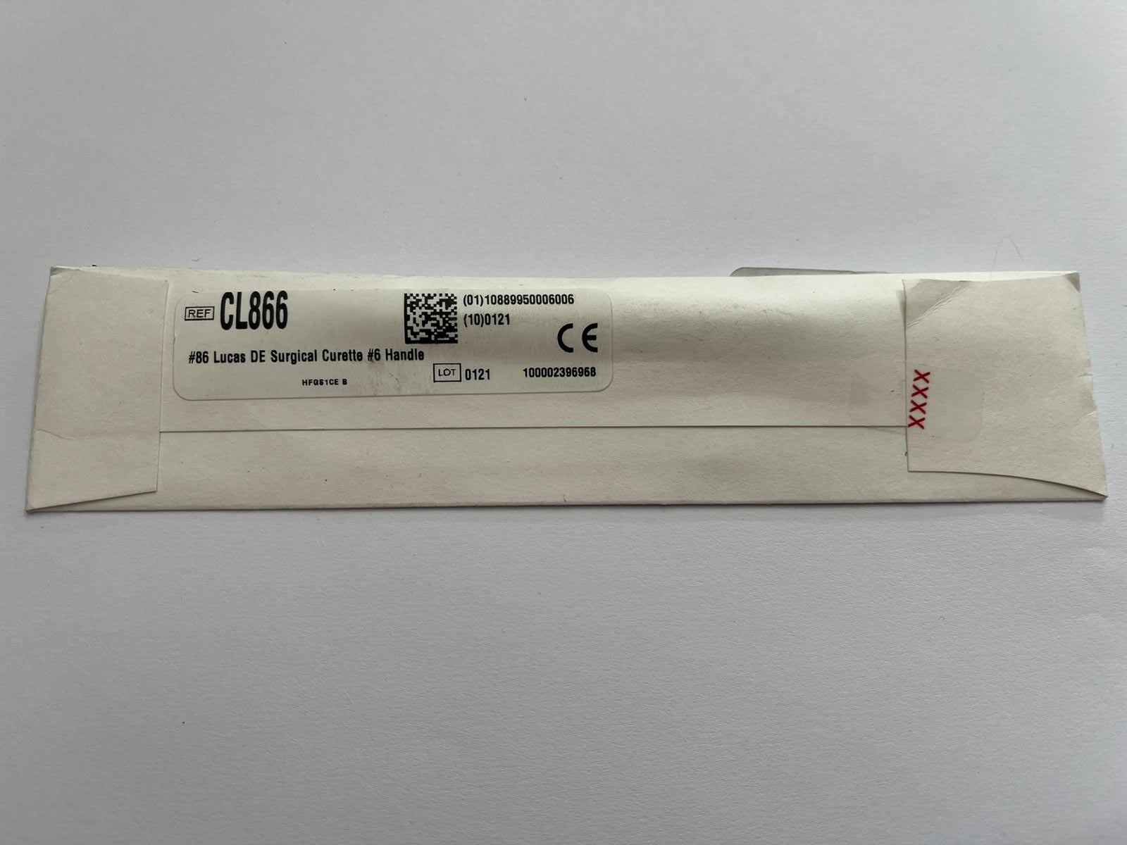 Cureta quirúrgica lucas 86 mango 6 Hu-friedy HUCL866