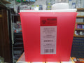 Bote rojo recolector e desechos punzocortantes 9 L