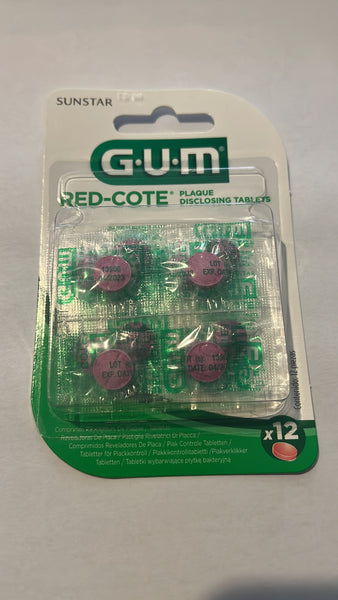 Red cote tabletas reveladoras GUM