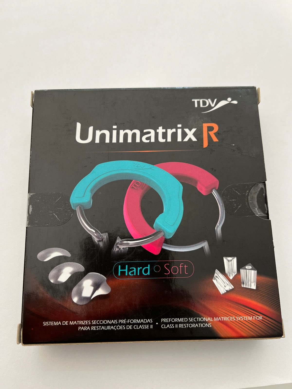 Unimatrix R 50 matrices surtidas más dos anillos (Duro y suave) Y 8 protectores triangulares de silicona
