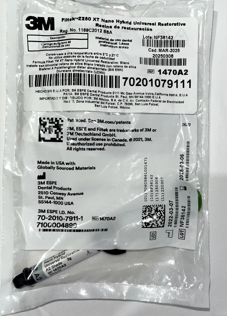 Jeringa de resina z-350 xt color A2B 4g